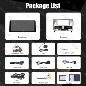 Cadre d'intégration pour autoradio 12,3 pouces pour LEXUS RX330 RX300 RX350 2003-2009 LHD RHD, Kit d'<span class=keywords><strong>installation</strong></span> stéréo auto argenté - Product Image 5
