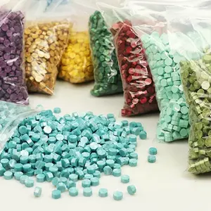 EACAJESS 89 cores Octagon Forma Colorido Artesanato Selagem Cera grânulos de cera Seal Beads para cera selo selo selo