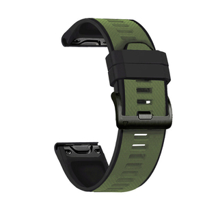 Correas de reloj de silicona de dos tonos Upro Luxury de 22 mm y 26 mm para Garmin Fenix 5 6x 7x Forerunner 945 955 965, correa para reloj inteligente - Product Image 3