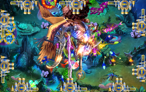 Máquina de Juego Arcade Ocean King 3 Golden Mermaid, Cazador de Peces, Pantalla LCD de 55 Pulgadas, Inglés, 2-10 Jugadores - Product Image 6