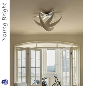 Lámpara de techo LED Young Bright Crescent de montaje en superficie, de un solo cabezal, para dormitorio y comedor - Product Image 1