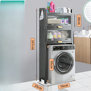 Estante de almacenamiento para baño 2024, estantería para lavadora, estantería para inodoro, estantería para colocar sobre el inodoro - Product Image 6