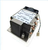 Refroidisseur de processeur de serveur 2U 380W à TDP élevé avec 4 caloducs en cuivre, dissipateur actif avec ventilateur PWM pour Intel LGA4189 / LGA4677 et AMD SP5
