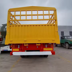 Semirremolque de Carga con Valla de Acero de 60t, Precio de Fábrica, Remolque de Transporte de 3 Ejes con Pared Lateral 12r22.5, Camión de Carga con Semirremolque - Product Image 5