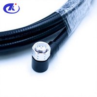 Maßgefertigtes 1/2-Zoll-RF-Verbindungskabel mit 4.3/10 Stecker mit Wasserdichter Gummimanschette zu 4.3/10 Stecker R/A-Anschluss, 5m