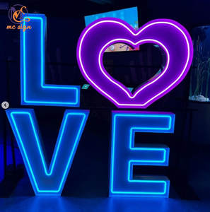 3ft 4ft 3D verlichte marquee letters en cijfers voor binnen en buiten, bruiloft, feest, reclame, evenementendecoratie - Product Image 6