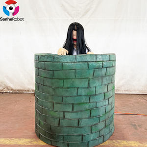 Fantômes féminins de l'usine de production de modèles animatroniques d'<span class=keywords><strong>Halloween</strong></span> de simulation professionnelle pour l'utilisation du parc en acier - Product Image 5