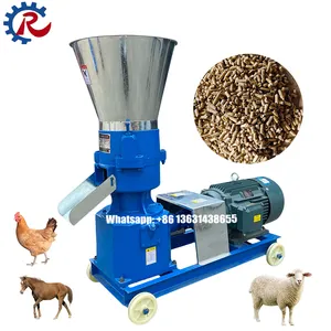 Ruiya Best Verkopende Handel Assurance Feed Granule Making Machine Gebruikt Vee Feed Pellet Molen Elektronische Machine