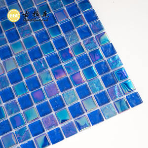 <span class=keywords><strong>Haut</strong></span> <span class=keywords><strong>de</strong></span> <span class=keywords><strong>gamme</strong></span> Goodluck <span class=keywords><strong>piscine</strong></span> salle <span class=keywords><strong>de</strong></span> bain Bar décor intérieur antidérapant <span class=keywords><strong>Mini</strong></span> carré bleu Royal cristal verre mosaïque carrelage miroir - Product Image 1