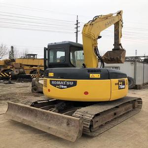 Excavatrice d'occasion Komatsu PC78us, mini-machine de construction d'occasion de 7 tonnes, Komatsu PC78us pc110 pc130 pc200 pc220 - Product Image 4