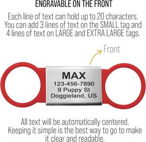Placa de Identificación para Perro, Acero Inoxidable, Aluminio, Metal, Silicona, Sublimación, Código QR, Hueso, Lujo, Personalizada, Placa de Identificación en Blanco con Nombre para Perro - Product Image 4