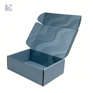 Caja de Envío de Cartón Kraft Personalizada con Logotipo, Empaque de Lujo para Comercio Electrónico, Fácil de Plegar, Impresión de Empaques Corrugados, Sobres de Papel Fabricados - Product Image 1