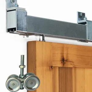 Sliding Dual Axis Box Rail Hangers、Box Barn Door Rail Hanging Trolley Wheel