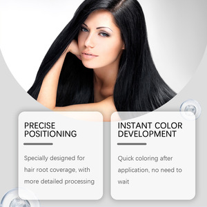 ZEPHOCO, crema per parrucchieri, nera, impermeabile, resistente al sudore, per capelli, in forma naturale - Product Image 2