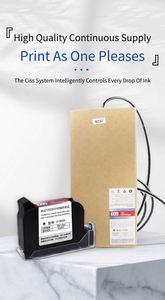 Cartouche d'encre noire à haute adhérence Demin 300S, compatible avec les imprimantes à jet d'encre, universelle, 12,7 mm, encre DTF, pour aliments, verre, bois, boîte - Product Image 6