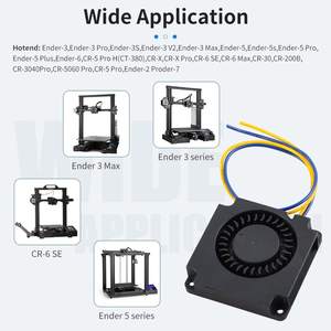 Ventilador axial Creality 4010, 40x40x10mm, LED azul, para Ender 3, ventilador de refrigeración de 24V con kit de montaje - Product Image 5