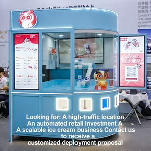 เครื่องทำไอศกรีมอั<span class=keywords><strong>จ</strong></span>ฉริยะเชิงพาณิชย์ ระบบทำความเย็นอั<span class=keywords><strong>จ</strong></span>ฉริยะ เหมาะสำหรับภูมิอากาศเขตร้อน อุ<span class=keywords><strong>ป</strong></span>กรณ์ทำขนมหวานประสิทธิภาพสูง - Product Image 2