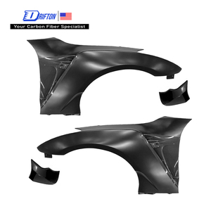 VRS 18 Ver. Aile avant style carbone partiel avec extension de pare-chocs pour Nissan R35 GTR 2017-2023 - Product Image 1