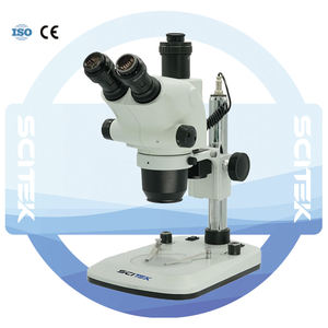 SCITEK偏光顕微鏡30 ° 360 ° 回転可能な関節式ドローチューブ四重型実験室用 - Product Image 4