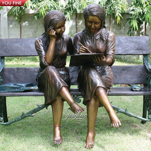 <span class=keywords><strong>Sculpture</strong></span> personnalisée de décoration de jardin extérieur Banc <span class=keywords><strong>Einstein</strong></span> Statue en bronze