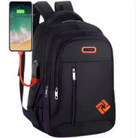 Tas Ransel Sekolah & Perjalanan Kapasitas Besar Custom Terlaris 2026, Tas Laptop Bisnis USB, Logo Pria, Mochila Oxford Polyester