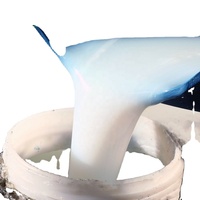 Dispersion de copolymère acrylique styrène aqueux liquide, liant émulsion pour revêtements muraux intérieurs et extérieurs