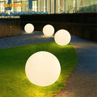 Éclairage extérieur moderne et étanche pour paysage d'ambiance, lampe sphérique à boule à LED pour sol de jardin