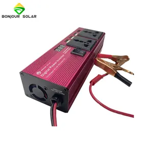 Inversor de corriente para coche, dispositivo de 12v, 220v, 200w, 500w, 1000w, 2000w, inversor de onda sinusoidal modificada con puerto USB, adaptador de cargador de coche