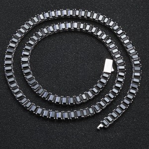 GRA Certified Moissanite Tennis <b>Chain</b> 925 Sterling Silver Hip Hop <b>Iced</b> Out <b>Chain</b> Custom Jewelry - Product Image 4