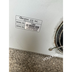 Testeur de courant oscillatoire Chroma 11800, 100Hz/120Hz/400Hz/1kHz, occasion - Product Image 2
