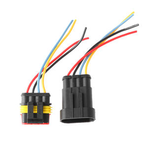 1/<span class=keywords><strong>2</strong></span>/3/4/5/6 Pin Auto Waterdichte Elektrische Connector Hid Plug Met Elektrische Draad Kabel auto Truck Kabelboom - Product Image 5