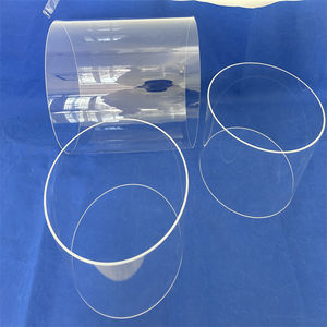 Hitzebeständigkeit transparentes Quarzglasrohr Ozongenerator hochtemperatures Quarzrohr mit großem Durchmesser - Product Image 2