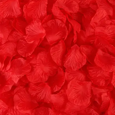 Groothandel Romantische Bruiloft Partij Kunstmatige Real Touch Zijde Satijn Rose Petal Decoratieve Bloemblaadjes 100Pcs Per Zak