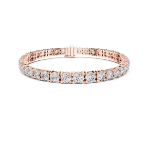 Bracelet en diamant cultivé en laboratoire en or, bracelet tennis, bijoux fins contemporains de créateur, accessoire de mode - Product Image 6