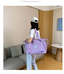 Bolsa de Viaje Corta para Mujer, Ligera e Impermeable, Bolsas Deportivas Dobles para Hospital y Organizador de Viaje - Product Image 5
