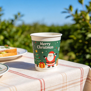 Wholesale Hot Cold Beverage Packaging Custom Double Wall Paper Coffee Tea Soda Cups With Logo For Dessert Shops <b>Drink</b> <b>Stands</b> - Product Image 4