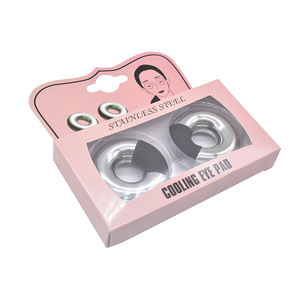 Nouveau design Coussinet de glace rond pour les yeux en acier inoxydable <span class=keywords><strong>Gel</strong></span> <span class=keywords><strong>Cryo</strong></span> à l'intérieur Coussinet pour les yeux de traitement à chaud et à froid - Product Image 5