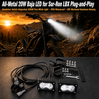 Trontech Voll-Metall 20W Baja LED-Licht Vorder- und Rücklicht-Set für Sur-Ron LBX Talaria MX Plug-and-Play