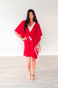 Trending Women's Wear Dress Indian Handmade Farida Kahlo Kaftan Long Cotton Kaftan Cover up Night Wear Kaftan Dress - Product Image 3