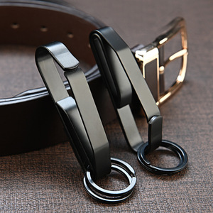 In acciaio inossidabile cintura di sicurezza in vita portachiavi da uomo con Clip chiave staccabile portachiavi in metallo per impieghi pesanti portachiavi con 2 portachiavi - Product Image 5