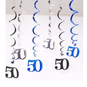 Ciondolo a spirale per festa di compleanno in stile moderno in 6 pezzi per Design ispirato all'età digitale di 18-90 anni - Product Image 3