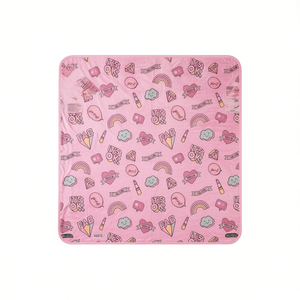 Tapete Manta Invernal Individual Fun Lila Brillo Borrega Rosa Vianney Color Rojo - Product Image 1