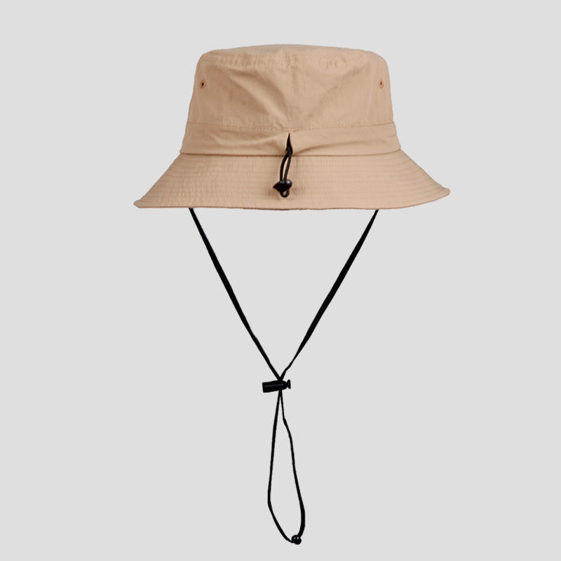 Nylon Fabric Summer Fisherman Fashion Blank Brim Bucket Hat Outdoor Fishing  Quick Dry Sun Hat Waterproof Bucket Hat
