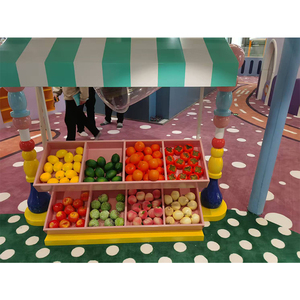 Ensemble de meubles de jeu en plastique souple pour enfants, pour intérieur/extérieur - Équipement de terrain de jeu durable - Product Image 2