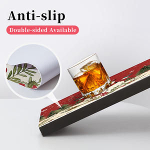 Manteles individuales de PVC con temática navideña, resistentes al agua y al aceite, aislantes del calor, para el comedor. - Product Image 5