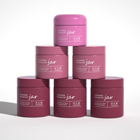 Conteneurs vides et pot de crème de couleurs personnalisées pour emballage cosmétique avec logo 50ml 60ml 80m