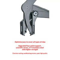 Pince à circlips robuste, pince à anneaux de retenue interne et externe, outil manuel pour réparation automobile, modèle 5411