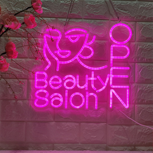 Barber Shop Beauty Salon Theme Park Dedicated LED Neon Sign for <b>Nail</b> Services <b>Wall</b> Mounted with - Product Image 1