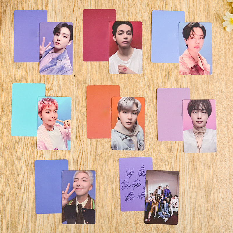 7/10Pcs/Set KPOP JungKook V Jimin Solo Photocards List Suga J-Hope