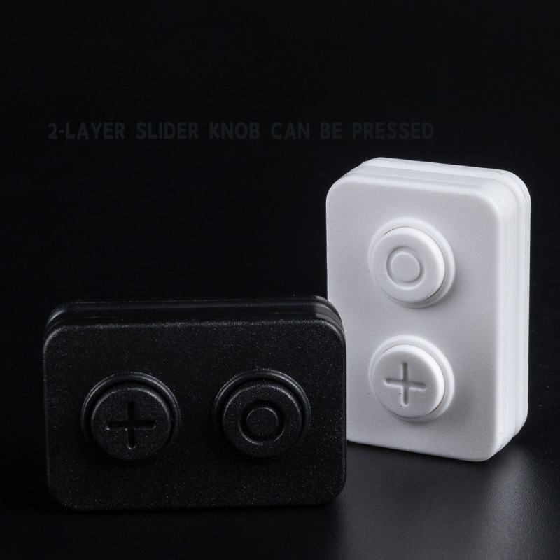 Pressure relief push card - press - black